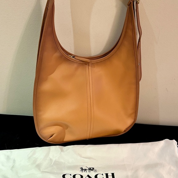 Coach Ergo 33 Tan Leather Shoulder Bag - Picture 1 of 7